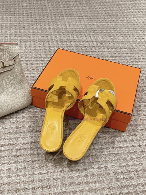 Hermes H Slippers Oran Sandals Collection - Fashionable and Versatile, Super Comfortable, Evl3igu571 - Image 5