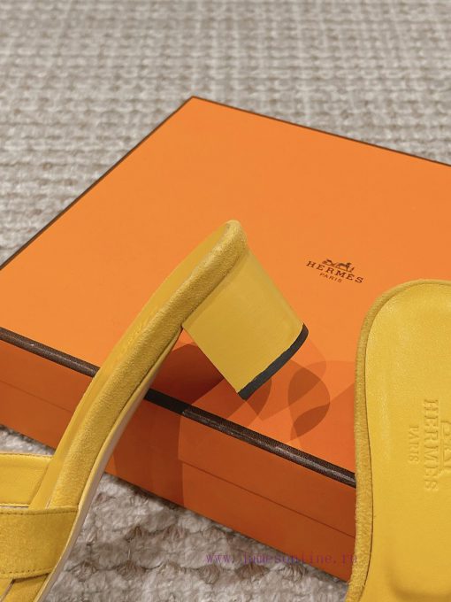 Hermes H Slippers Oran Sandals Collection - Fashionable and Versatile, Super Comfortable, Evl3igu571 - Image 8