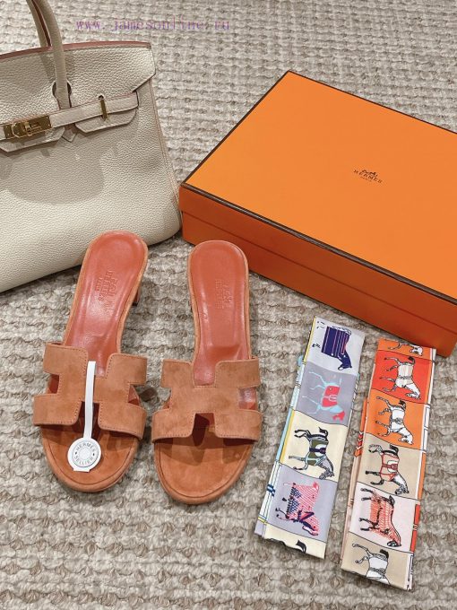 Hermes H Slippers Oran Sandals Collection - Fashionable and Versatile, Super Comfortable, Evab0409ox - Image 2