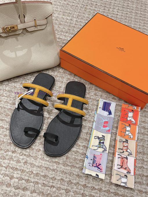 Hermes H Slippers Oran Sandals Collection - Fashionable and Versatile, Super Comfortable, Ev63jywk89 - Image 2
