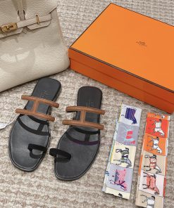 Hermes H Slippers Oran Sandals Collection - Fashionable and Versatile, Super Comfortable, Evtkhymwp9