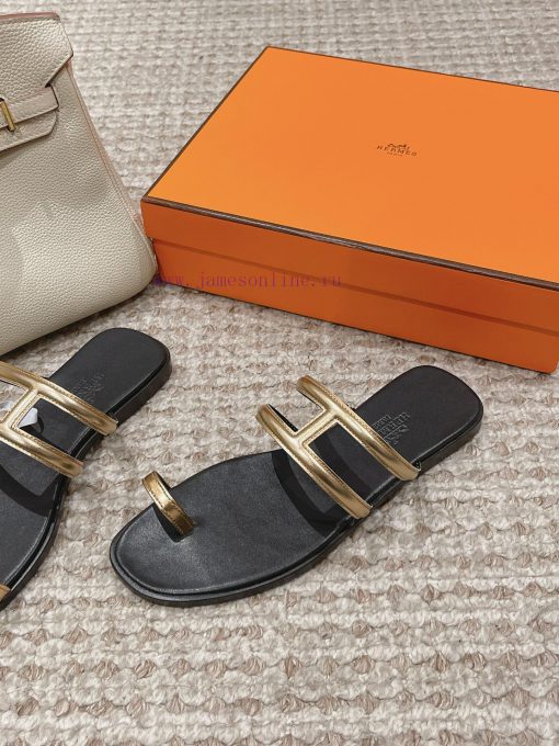 Hermes H Slippers Oran Sandals Collection - Fashionable and Versatile, Super Comfortable, Evtrzhl364 - Image 3