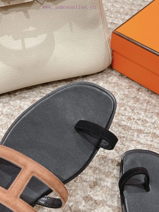 Hermes H Slippers Oran Sandals Collection - Fashionable and Versatile, Super Comfortable, Evtkhymwp9 - Image 9