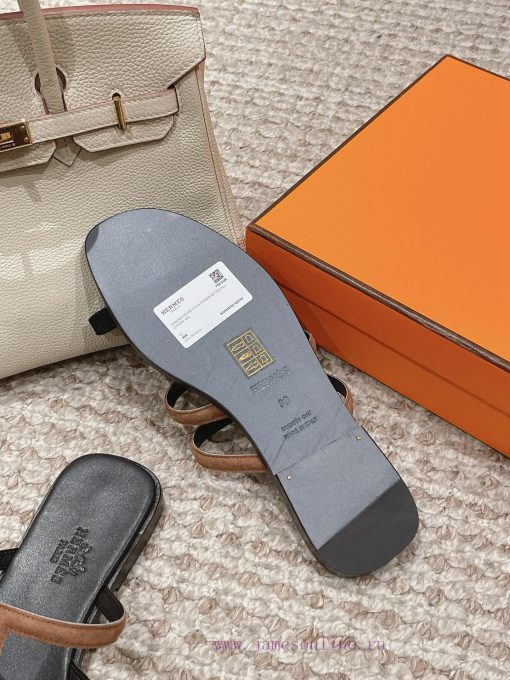 Hermes H Slippers Oran Sandals Collection - Fashionable and Versatile, Super Comfortable, Evtkhymwp9 - Image 10