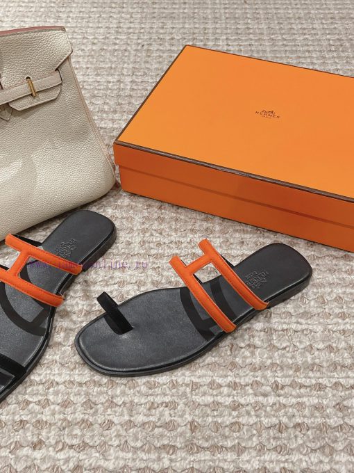 Hermes H Slippers Oran Sandals Collection - Fashionable and Versatile, Super Comfortable, Evm8eyf0bo - Image 3