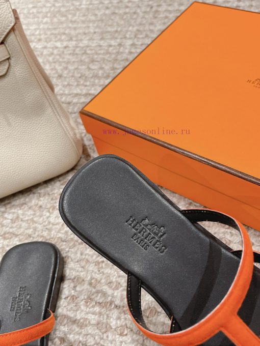 Hermes H Slippers Oran Sandals Collection - Fashionable and Versatile, Super Comfortable, Evm8eyf0bo - Image 8