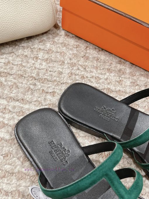 Hermes H Slippers Oran Sandals Collection - Fashionable and Versatile, Super Comfortable, Ev2vm8yx65 - Image 8