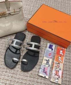 Hermes H Slippers Oran Sandals Collection - Fashionable and Versatile, Super Comfortable, Evbkvytroj
