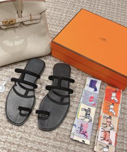 Hermes H Slippers Oran Sandals Collection - Fashionable and Versatile, Super Comfortable, Evr5zsjnyt