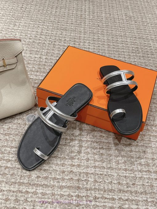 Hermes H Slippers Oran Sandals Collection - Fashionable and Versatile, Super Comfortable, Evbkvytroj - Image 6
