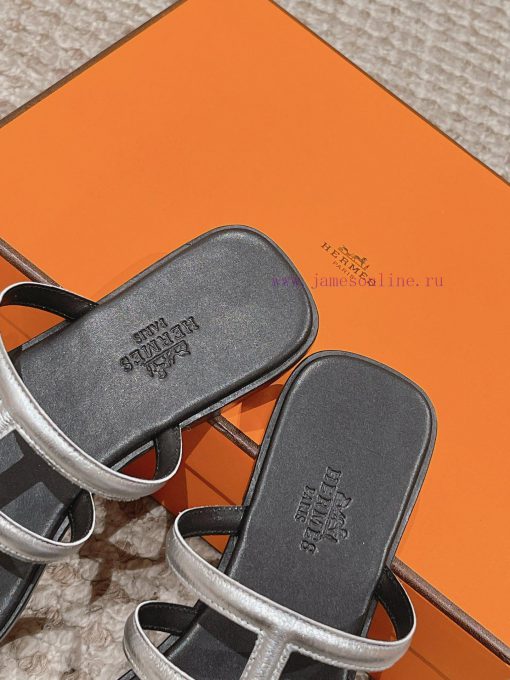 Hermes H Slippers Oran Sandals Collection - Fashionable and Versatile, Super Comfortable, Evbkvytroj - Image 8