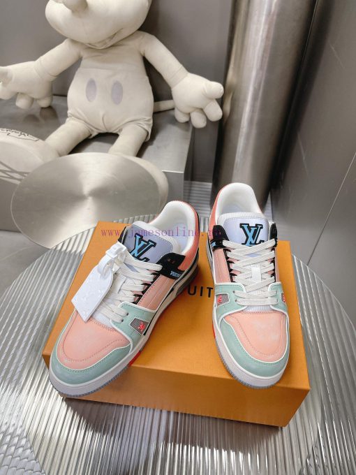 Couple style macaron series pure manual abrasion process 𝙇𝙑𝘁𝗿𝗮𝗶𝗻𝗲𝗿 low top sports shoes, cuspjrklg5q - Image 3
