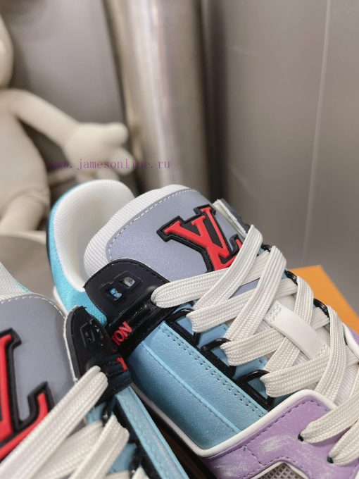 Couple style macaron series pure manual abrasion process 𝙇𝙑𝘁𝗿𝗮𝗶𝗻𝗲𝗿 low top sports shoes, cus93ziqidf - Image 7