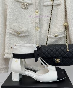 Chanel | Chanel 24C New ProductBow tie high-heeled sandals seriesThe shoe upper is made of ibive3di1