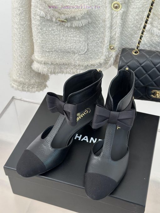 Chanel | Chanel 24C New ProductBow tie high-heeled sandals seriesThe shoe upper is made of il0ju7fo3 - Image 3