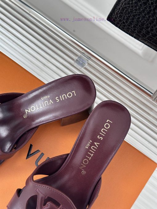 L * V donkey brand classic explosive hollow out designThick heeled slippersThe fabric is madmcmcyxw1 - Image 9