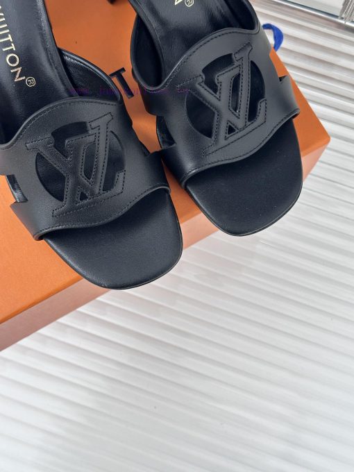 L * V donkey brand classic explosive hollow out designThick heeled slippersThe fabric is mad27k2fzr9 - Image 8