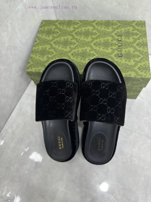 New women's thick soled slippers and sandals for spring and summerThe GG logo was first usedv09q6juv - Image 4
