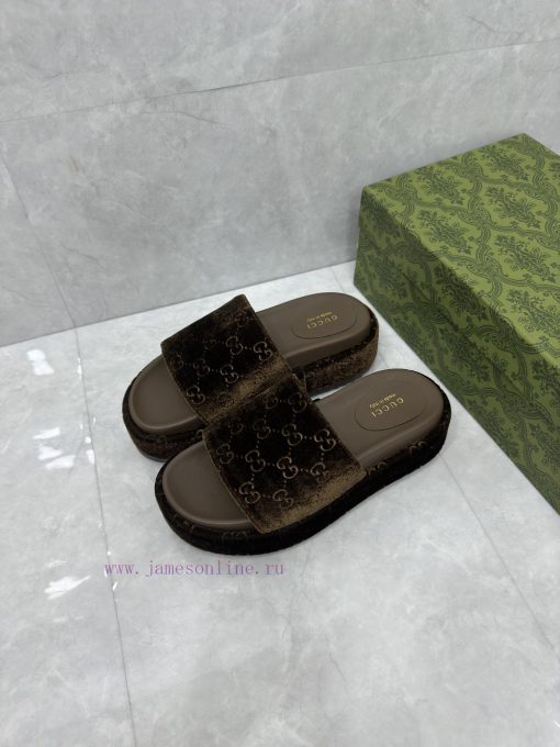 New women's thick soled slippers and sandals for spring and summerThe GG logo was first usedb8y2hkv3 - Image 5