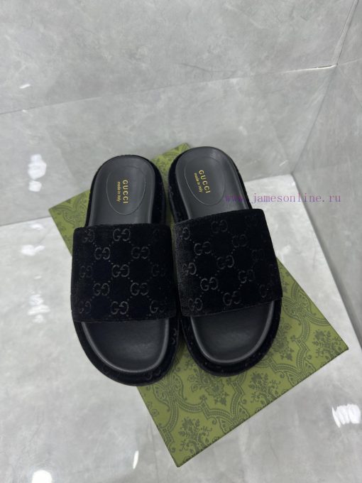 New women's thick soled slippers and sandals for spring and summerThe GG logo was first usedv09q6juv - Image 6