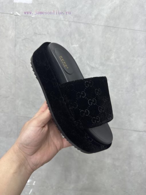 New women's thick soled slippers and sandals for spring and summerThe GG logo was first usedv09q6juv - Image 7