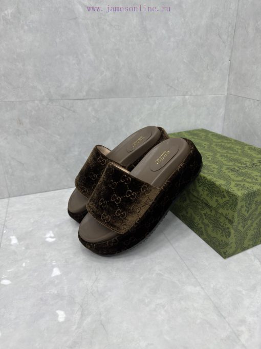 New women's thick soled slippers and sandals for spring and summerThe GG logo was first usedb8y2hkv3 - Image 7