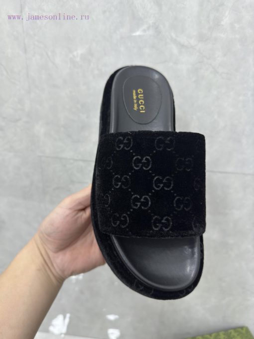 New women's thick soled slippers and sandals for spring and summerThe GG logo was first usedv09q6juv - Image 8