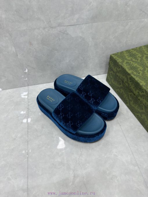 New women's thick soled slippers and sandals for spring and summerThe GG logo was first usedmhh67p3z - Image 2