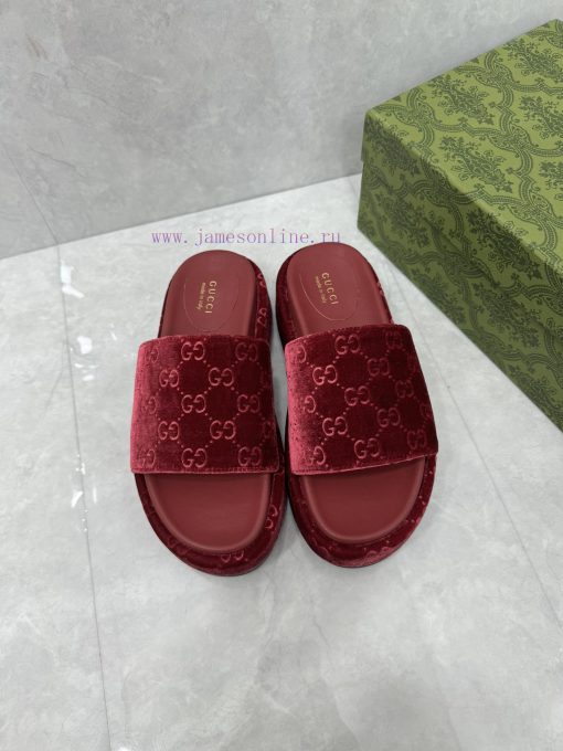 New women's thick soled slippers and sandals for spring and summerThe GG logo was first usedpk7z30c3