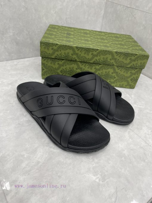 ️Gucci official website unisex woven rubber slippers sandalsThe mixed style continues to enr9qlyppvk - Image 2