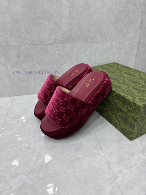 New women's thick soled slippers and sandals for spring and summerThe GG logo was first usedpk7z30c3 - Image 6