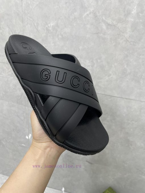 ️Gucci official website unisex woven rubber slippers sandalsThe mixed style continues to enr9qlyppvk - Image 8