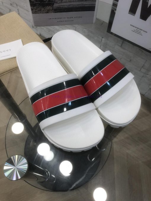Spring and summer new casual rubber slippers, decorated with striped ribbon slippers for botu00xso4t - Image 3