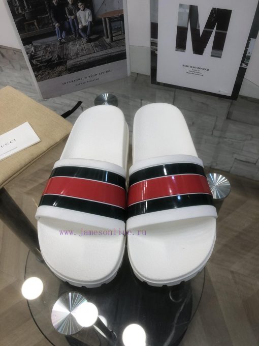 Spring and summer new casual rubber slippers, decorated with striped ribbon slippers for botu00xso4t - Image 9