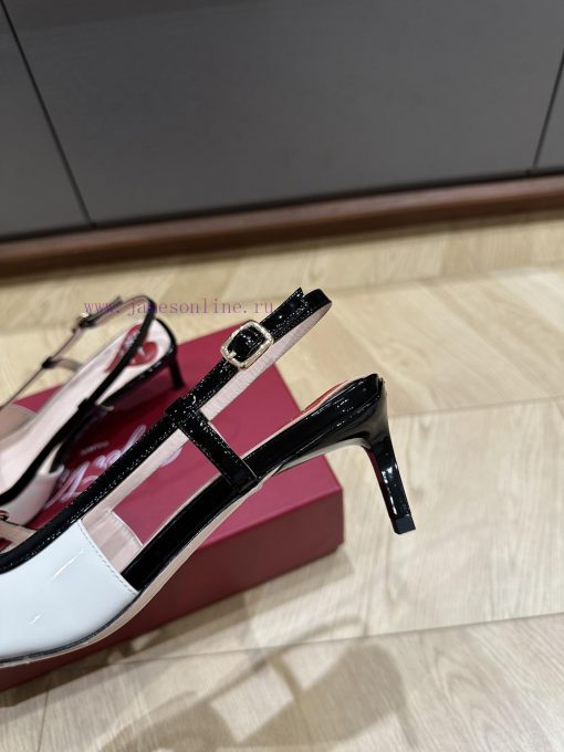 Top qualityRoger Viv * 24 Early Spring French KittenPainted leather with color blocked sheepat0ohgpv - Image 7