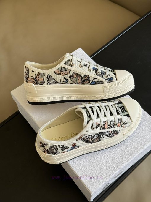 Insert 24 new colors in three colorsDior 24 Early Spring Red soled Embroidered SneakersThe t8jmdhdzb - Image 5