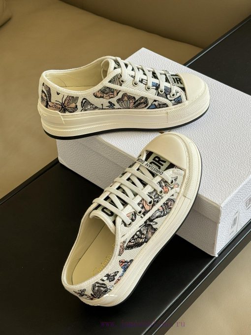 Insert 24 new colors in three colorsDior 24 Early Spring Red soled Embroidered SneakersThe t8jmdhdzb - Image 6