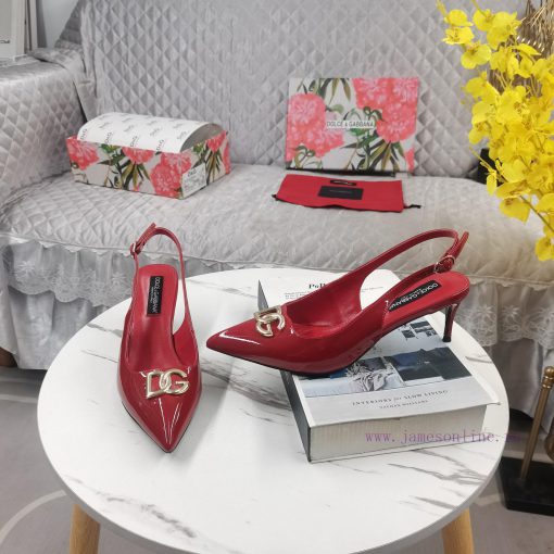 New Top DG2023 official website synchronized new hollowed out DG buckle high-heeled sandalsPyiuizu6t - Image 6