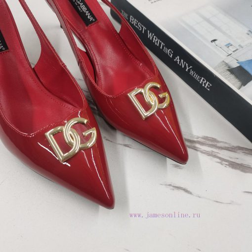 New Top DG2023 official website synchronized new hollowed out DG buckle high-heeled sandalsPyiuizu6t - Image 7