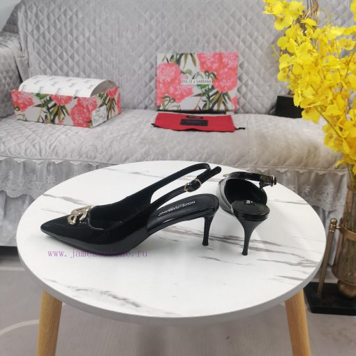 New Top DG2023 official website synchronized new hollowed out DG buckle high-heeled sandalsPzqcfpfng - Image 4