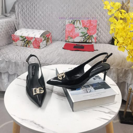 New Top DG2023 official website synchronized new hollowed out DG buckle high-heeled sandalsPzqcfpfng - Image 6