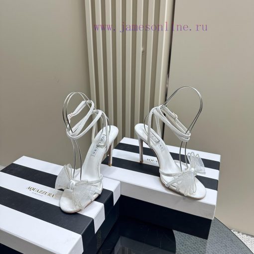 Aquazzura | 23s Spring/Summer New ProductsBow tie high-heeled sandalsAdhering to modern desihk206eym - Image 4