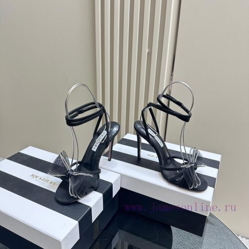 Aquazzura | 23s Spring/Summer New ProductsBow tie high-heeled sandalsAdhering to modern desisgywyarw - Image 4