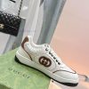 . 𝐆𝐔𝐂𝐂 * 24SS latest sports couple shoes retro distressed white shoes, original development imyl976z