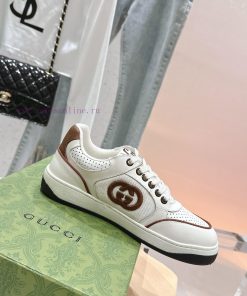 . 𝐆𝐔𝐂𝐂 * 24SS latest sports couple shoes retro distressed white shoes, original development imyl976z