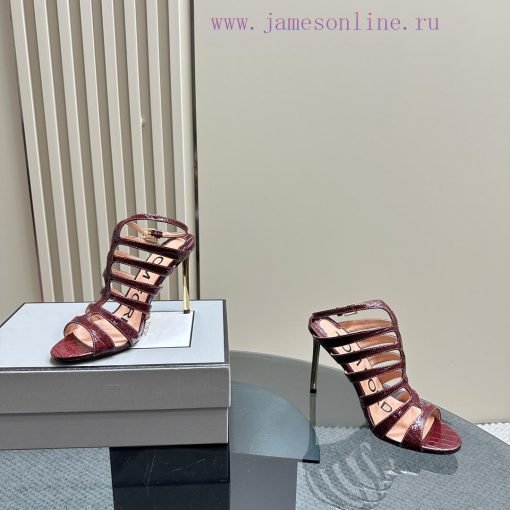 The mostIns hot series, Tomford metal texture decoration with empty high heels2024 Milan Faslnou4fya - Image 4