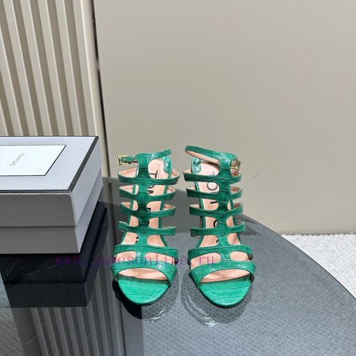 The mostIns hot series, Tomford metal texture decoration with empty high heels2024 Milan Fasztxhdq95 - Image 3