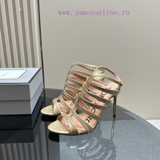 The mostIns hot series, Tomford metal texture decoration with empty high heels2024 Milan Fasnc7d5rkm - Image 2