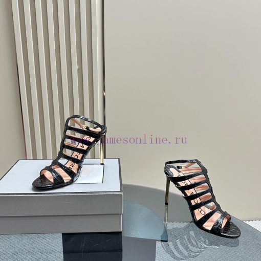 The mostIns hot series, Tomford metal texture decoration with empty high heels2024 Milan Fasa6ezoll1 - Image 4