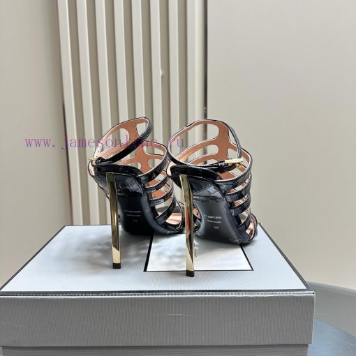 The mostIns hot series, Tomford metal texture decoration with empty high heels2024 Milan Fasa6ezoll1 - Image 7